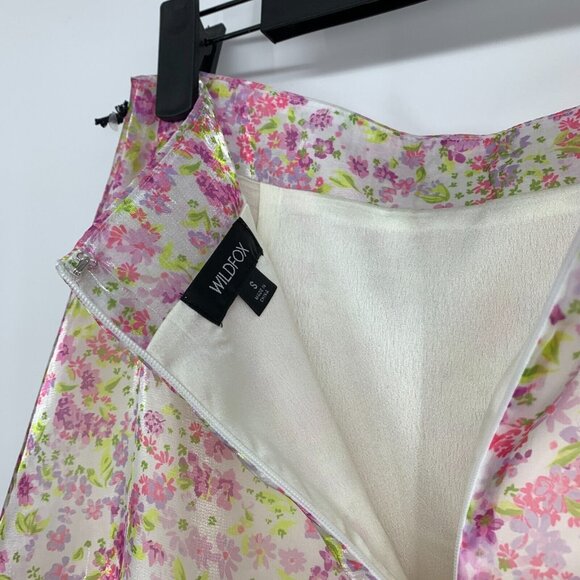 Wildfox Skirt Sydney Floral Print Mini Ruffle - Picture 9 of 12